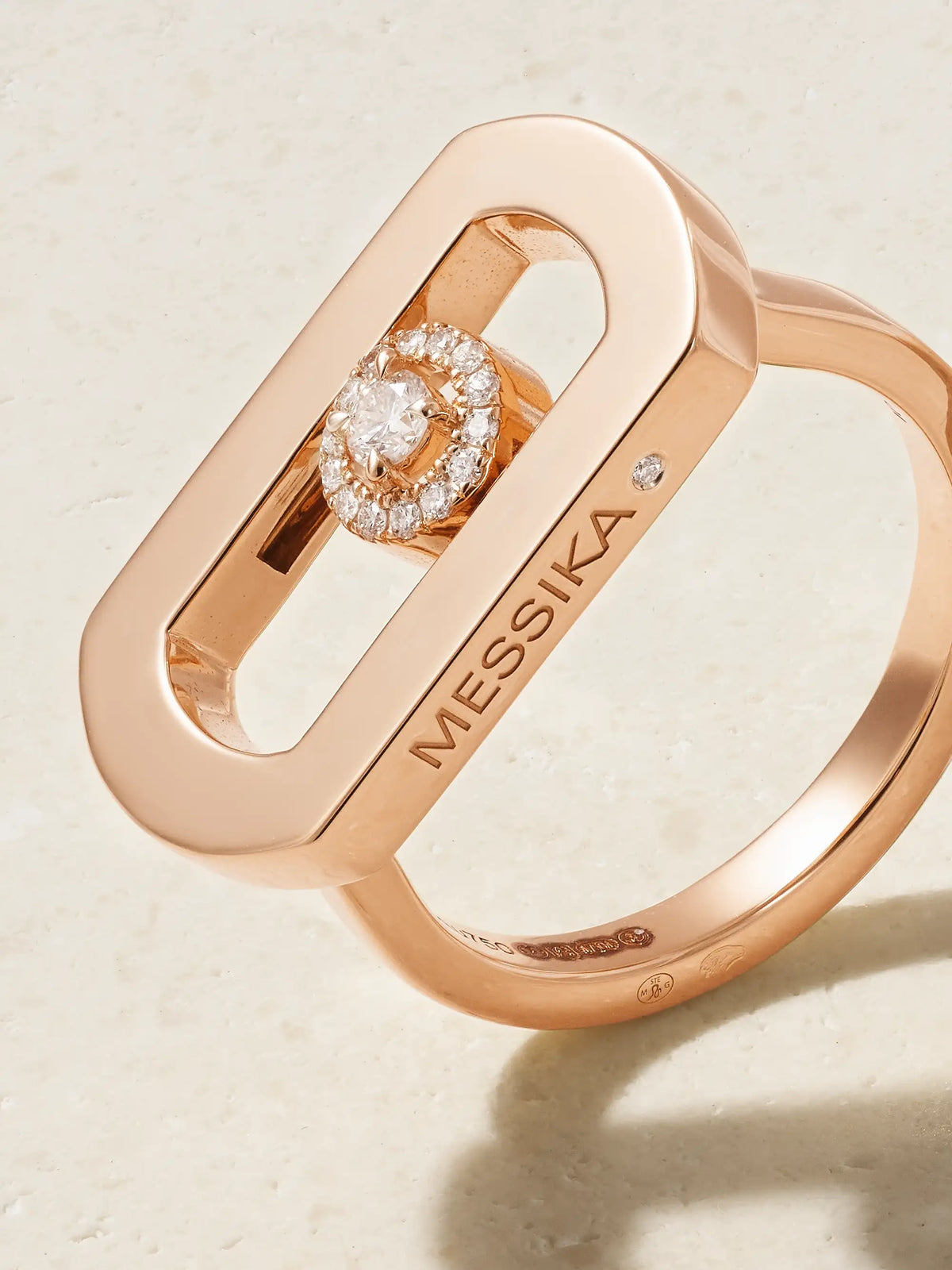 So Move 18-karat Rose Gold Diamond Ring