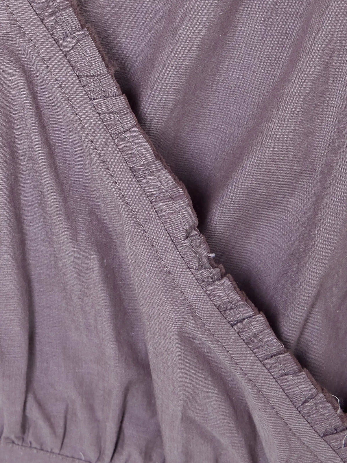 Deiji Studios Overlie Frayed Wrap-effect Organic Cotton Camisole