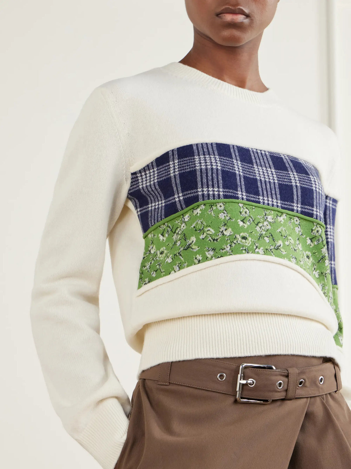 LOEWE Embroidered Wool-blend Sweater