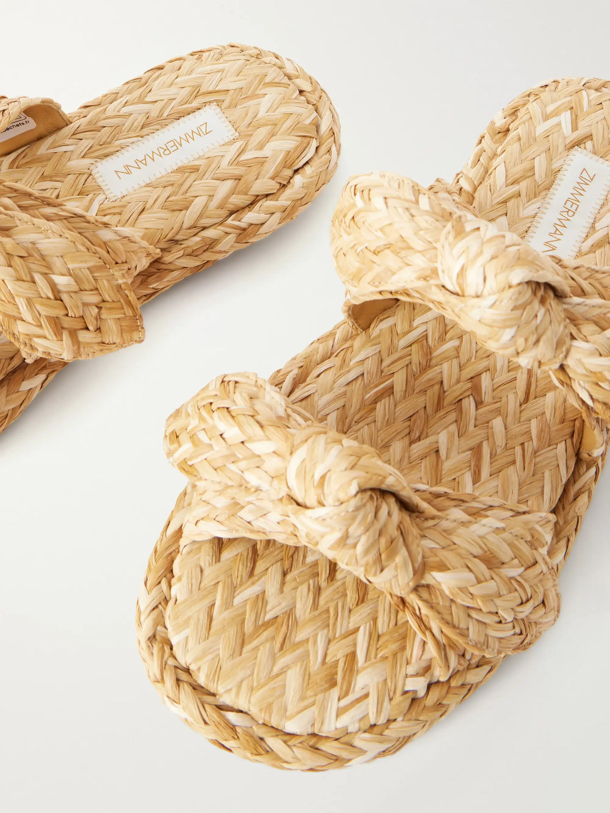 Carousel Raffia Slides
