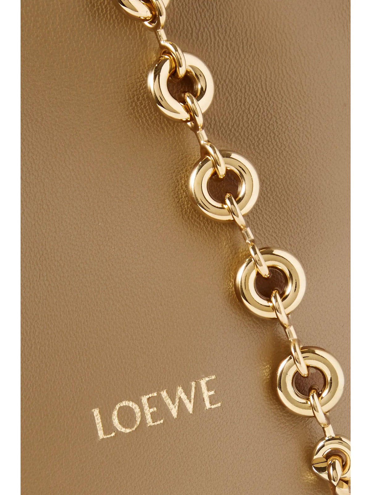 Squeeze Small Chain-embellished Gathered Leather Shoulder Bag