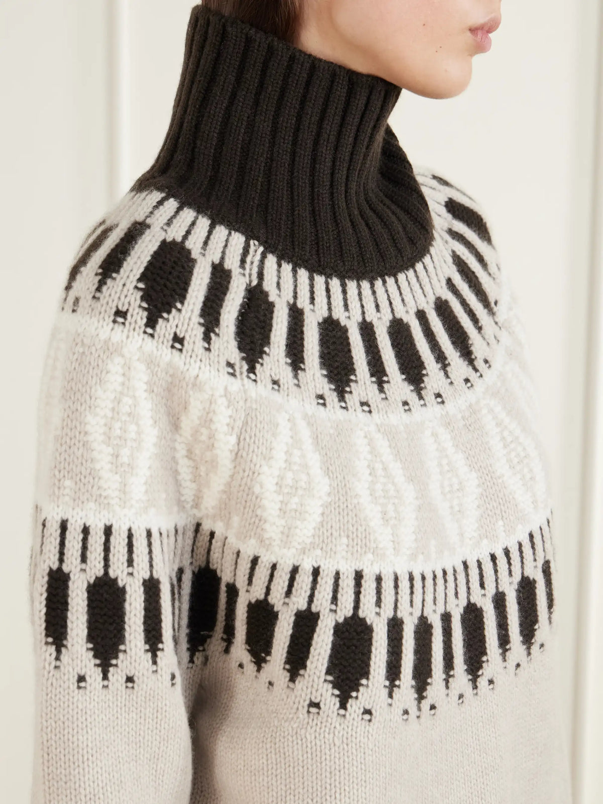 Arch4 Whistler Fair Isle Intarsia-knit Cashmere Turtleneck Sweater