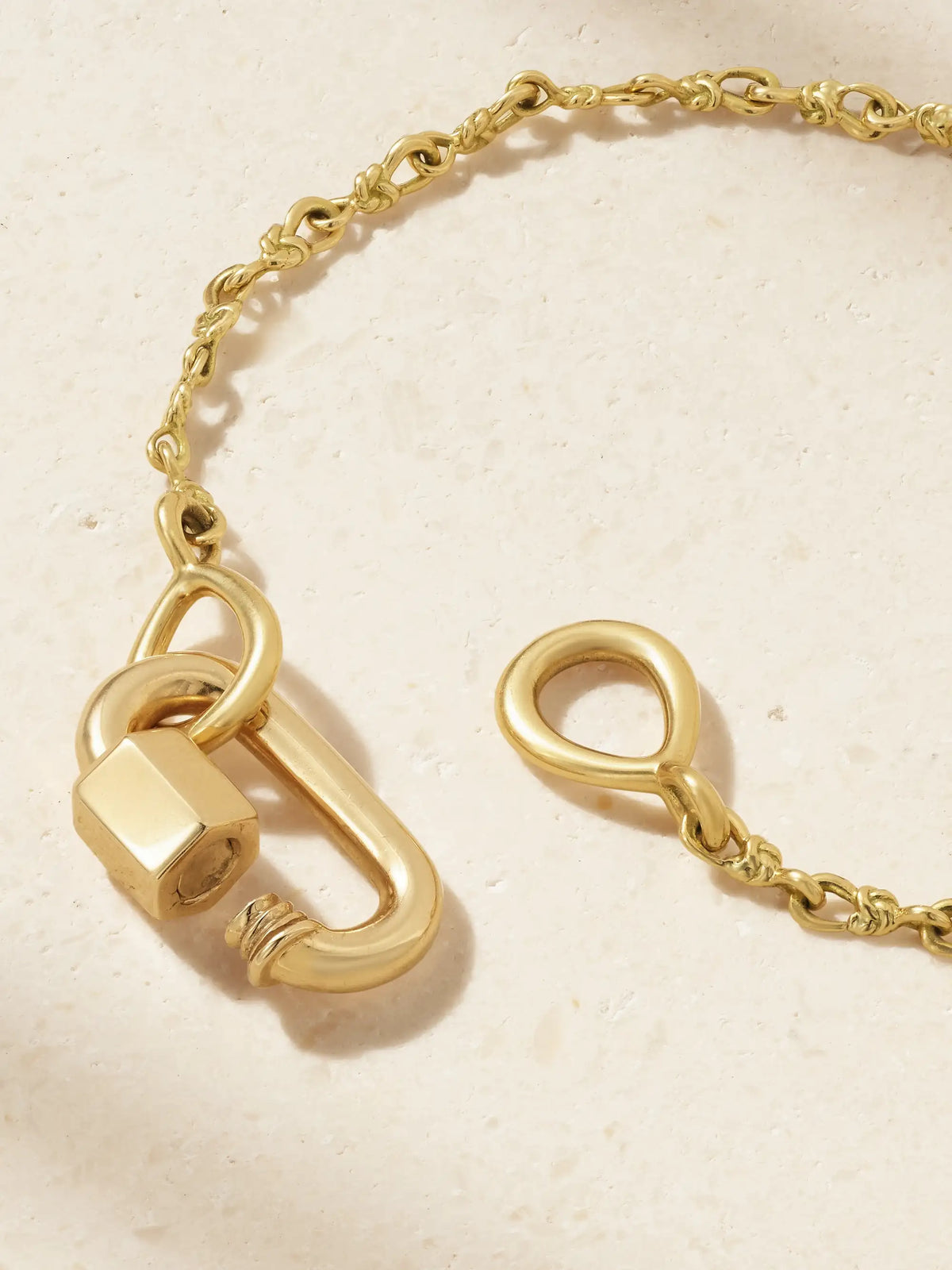 True Lover's Knot 14-karat Gold Bracelet