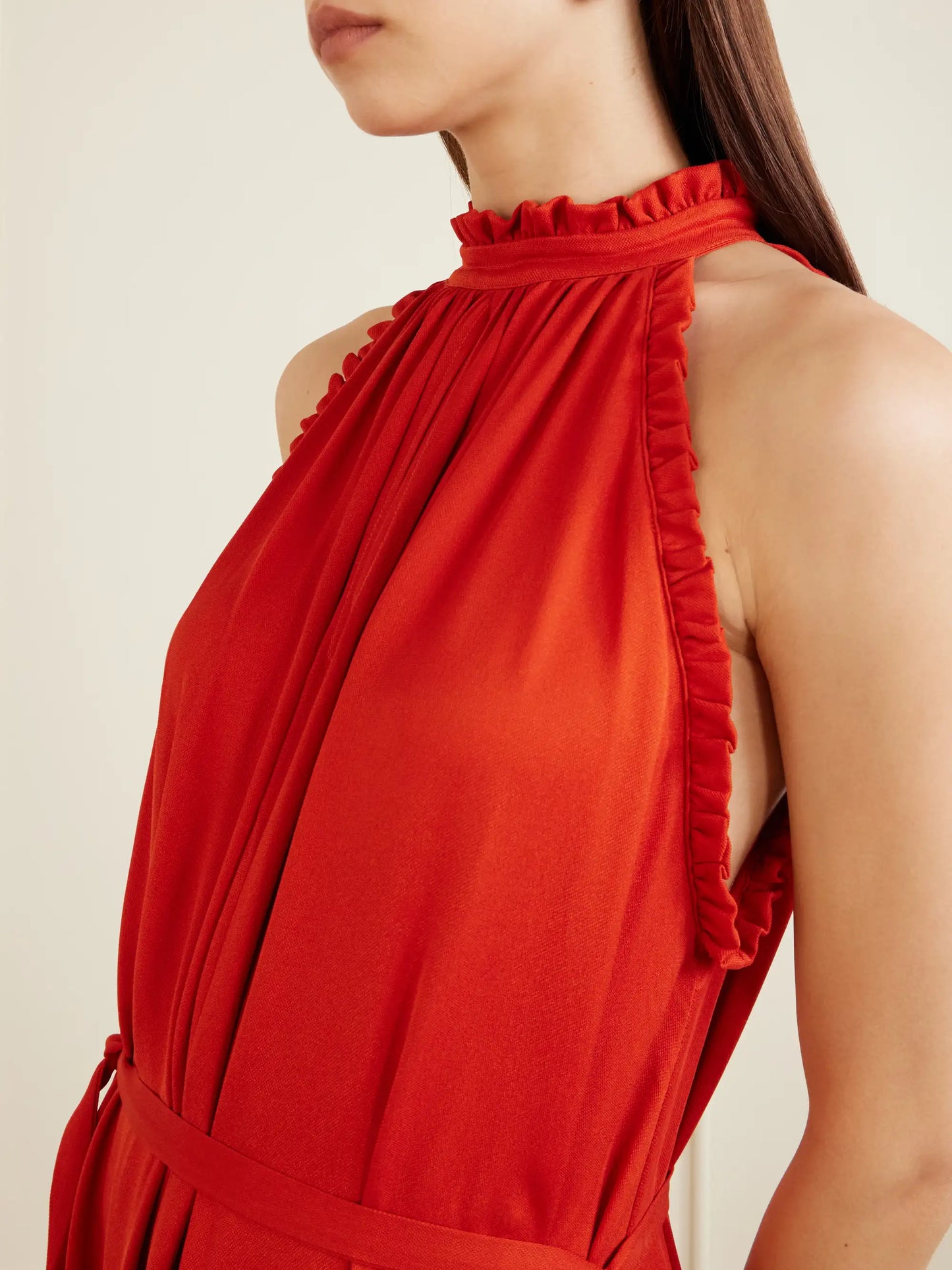 May Silk Crepe Maxi Dress