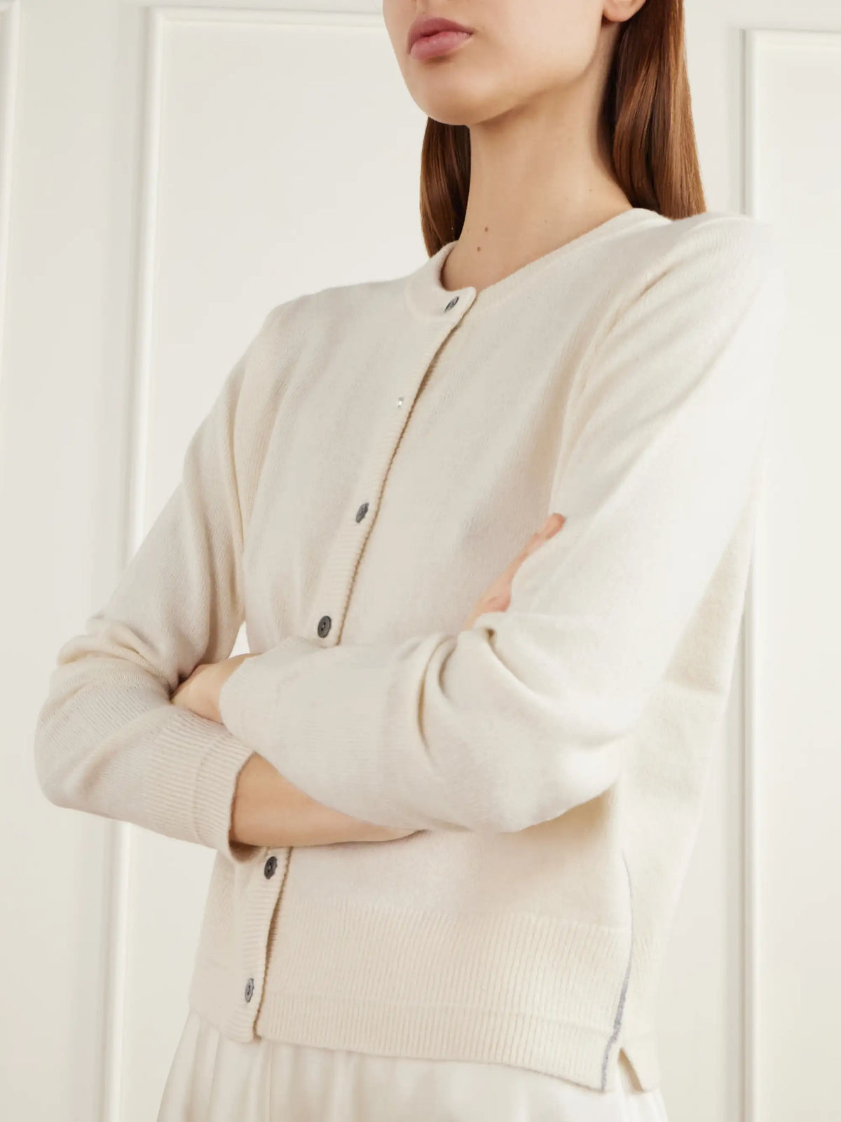 Maria McManus Cropped Cashmere And Cotton-blend Cardigan
