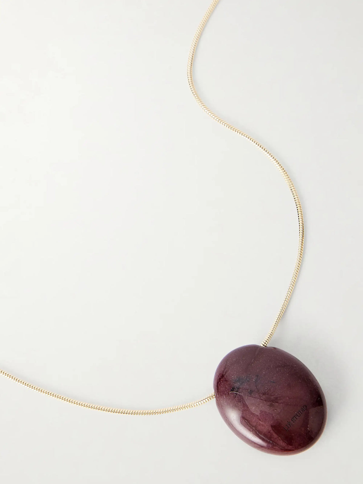 The Julia Gold-plated And Mookaite Pendant Necklace