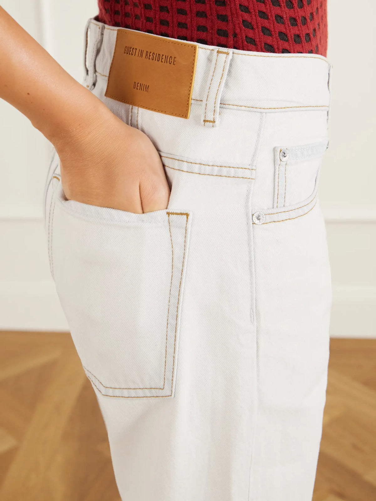 Guest In Residence Everyday High-rise Straight-leg Jeans