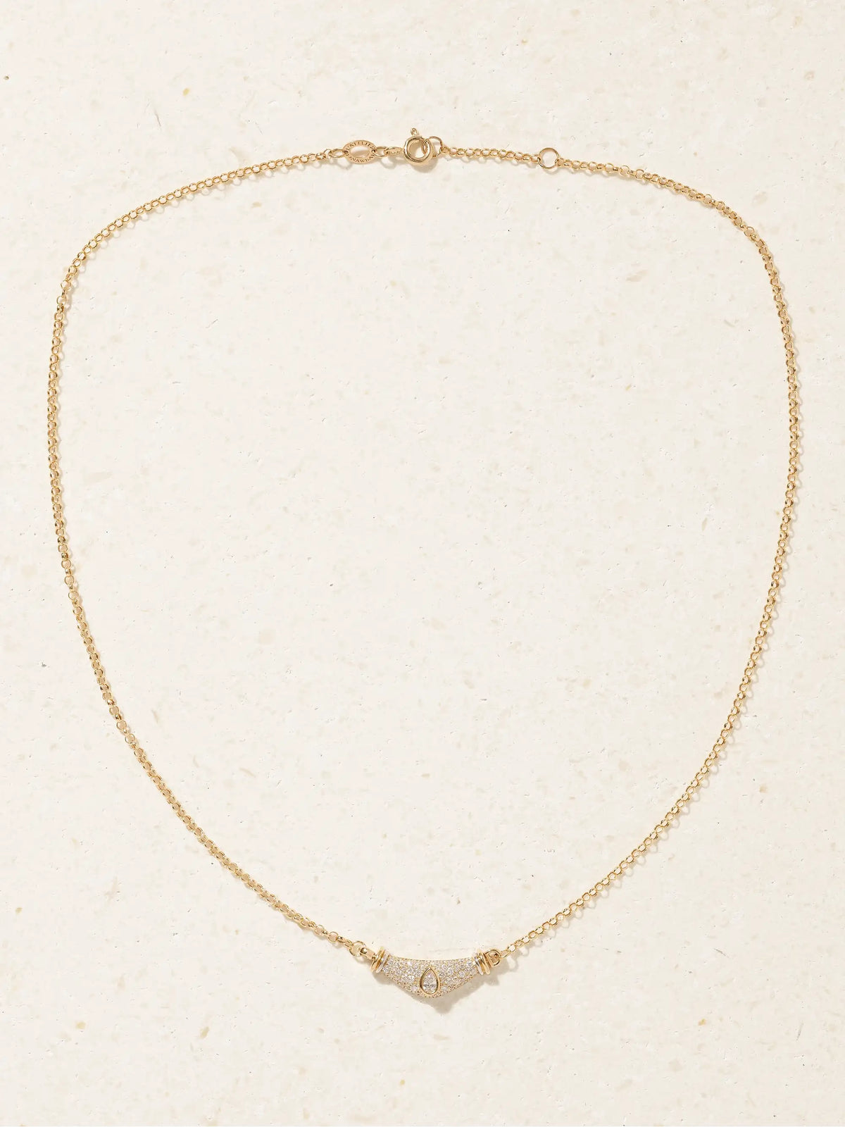 Karma 18-karat Gold Diamond Necklace