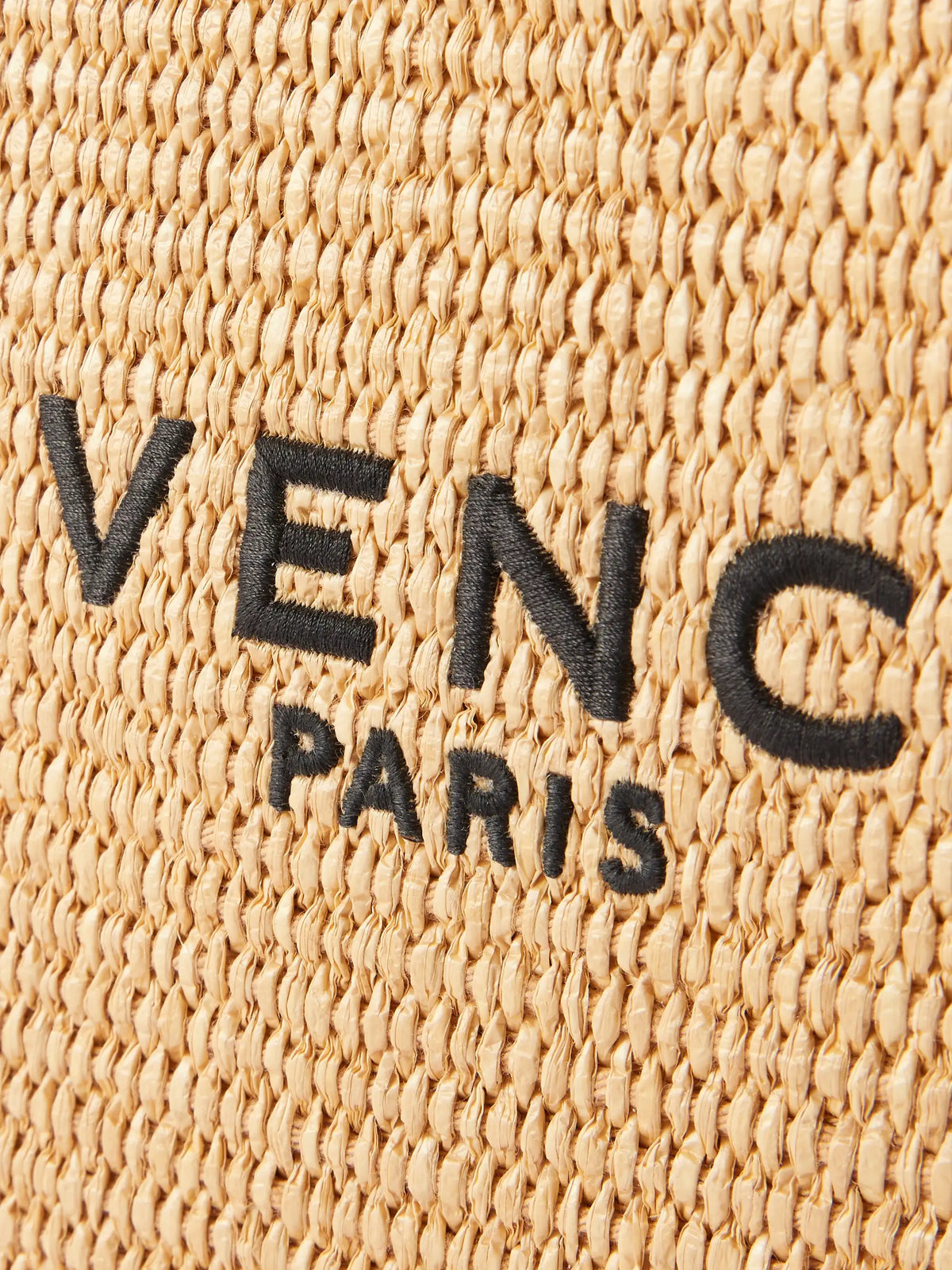Logo Raffia Clutch
