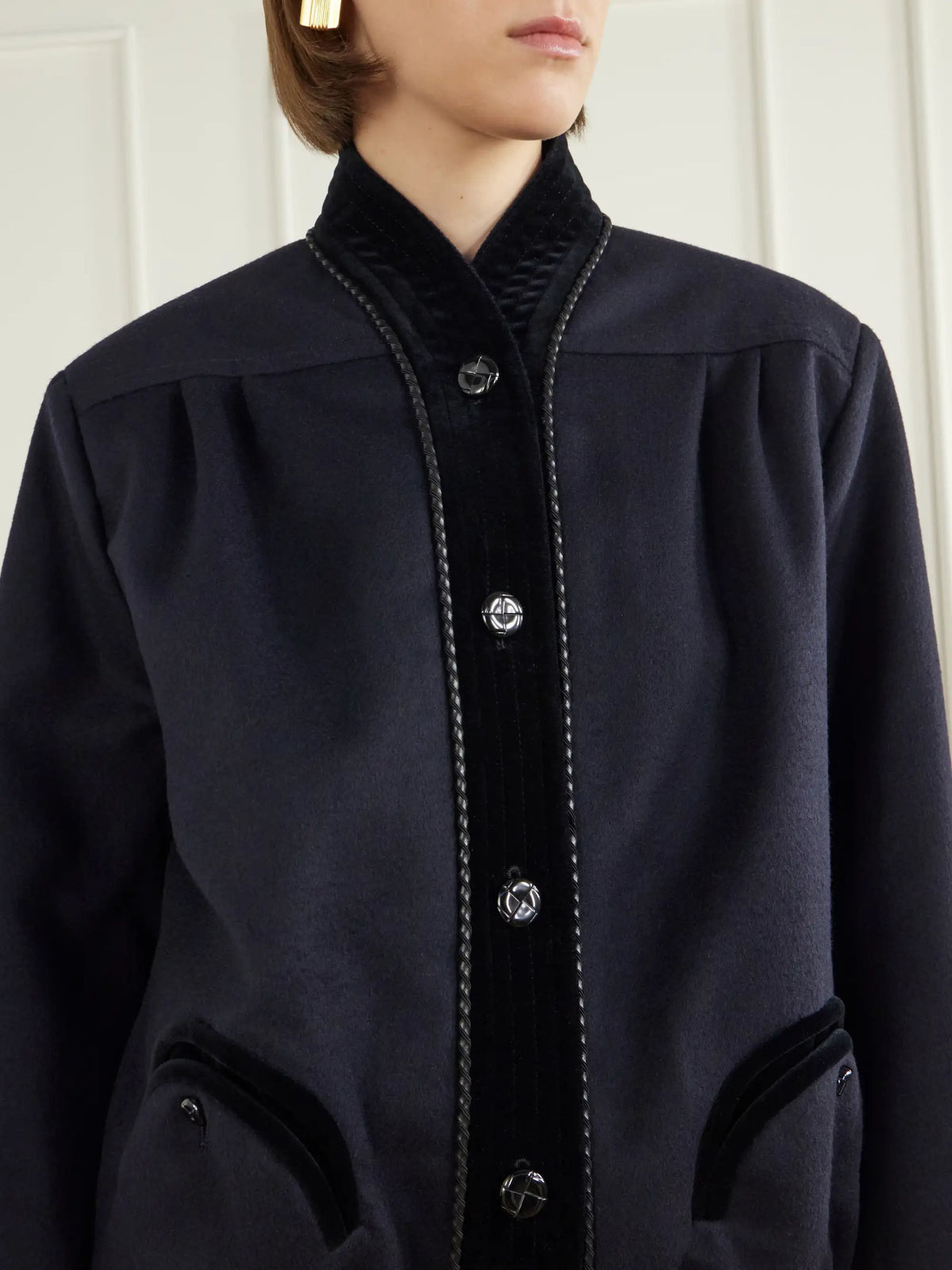 BLAZÉ Milano Coiba Wool And Cashmere-blend Jacket
