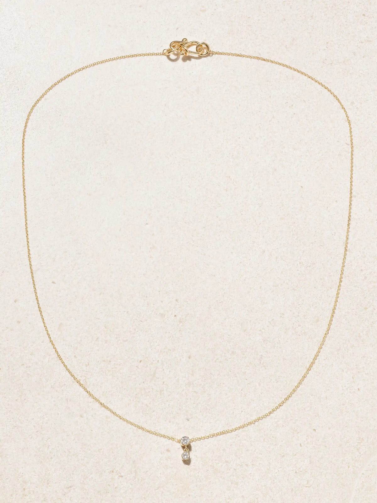 Venus 18-karat Recycled Gold Diamond Necklace