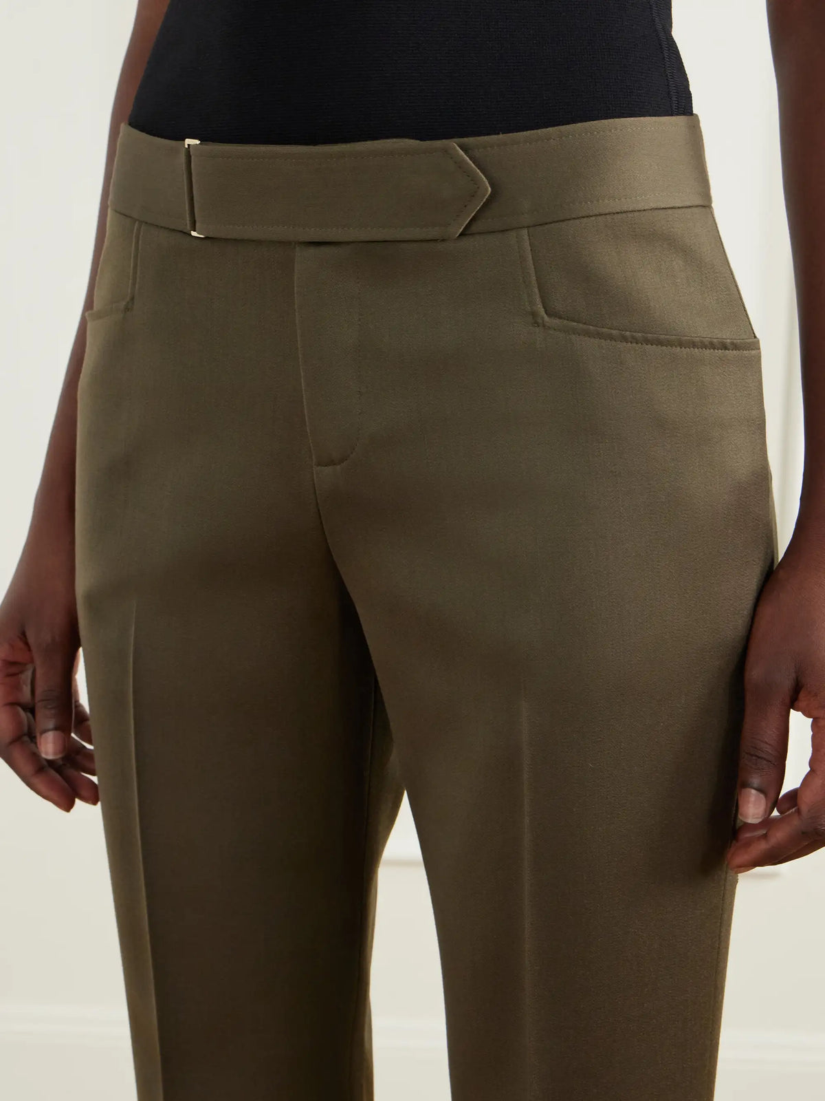 Balmain Wool Straight-leg Pants