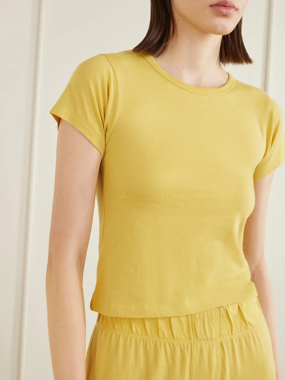 Cotton And Modal-blend T-shirt