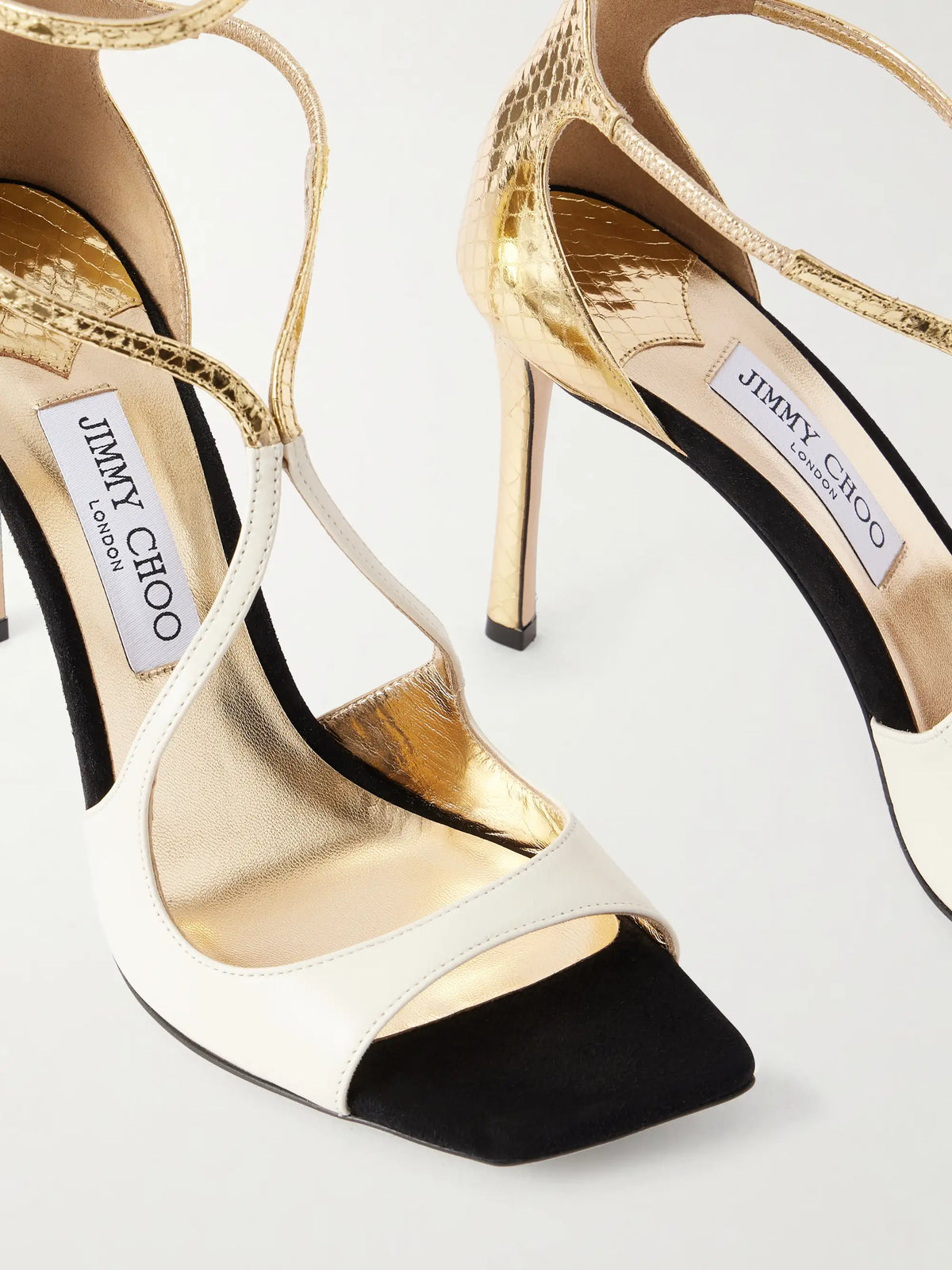 Azia 95 Metallic Leather Sandals