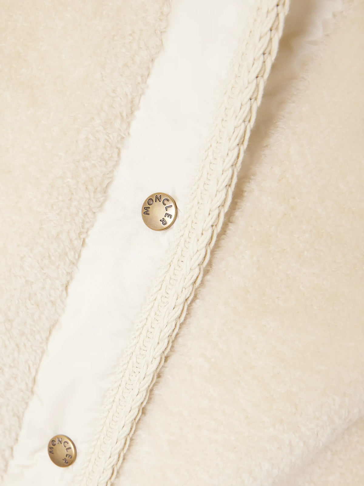 Ciboulette Hooded Shell-trimmed Plush Down Jacket