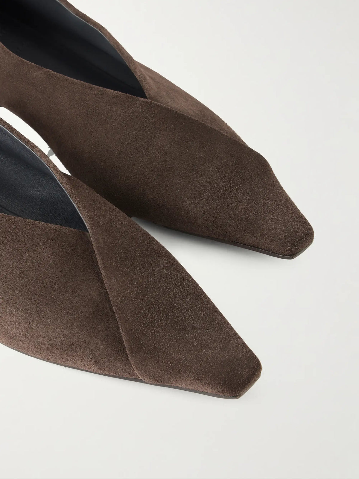 Suede Ballerina Flats