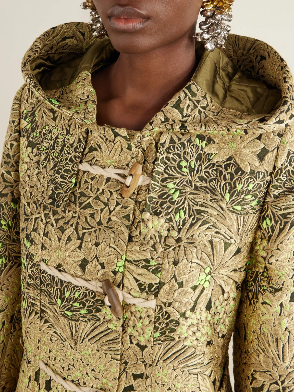 Dries Van Noten Paisley-jacquard Brocade Coat
