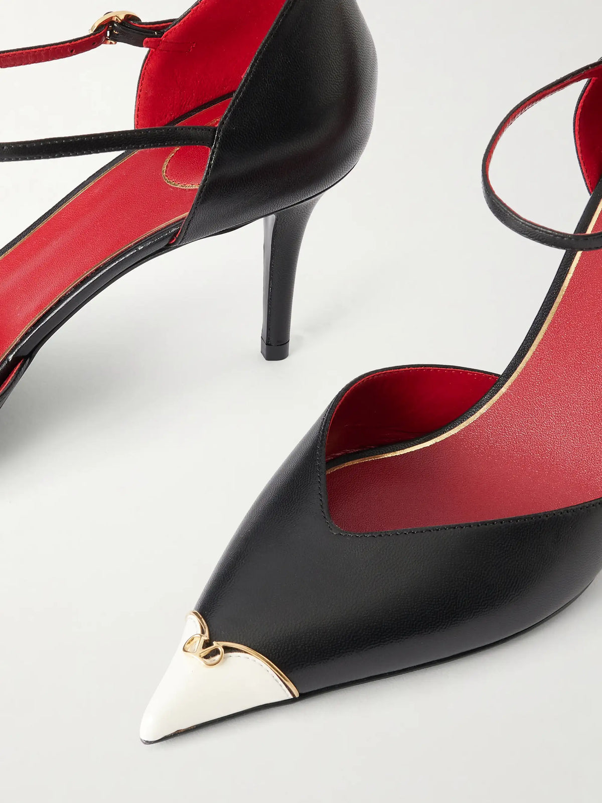 75 Logo-embellished Leather Pumps