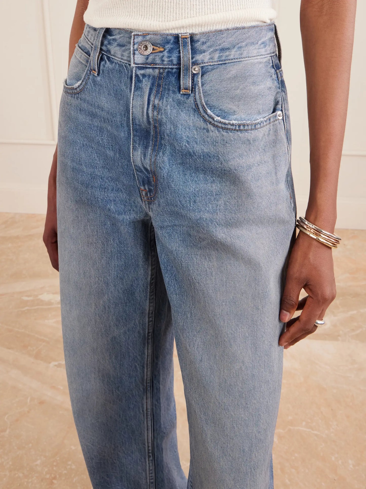Cassie High-rise Wide-leg Jeans