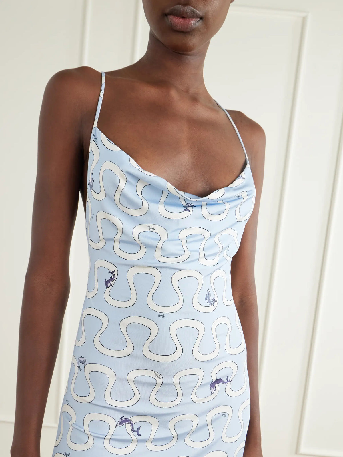 PUCCI Printed Satin Dress