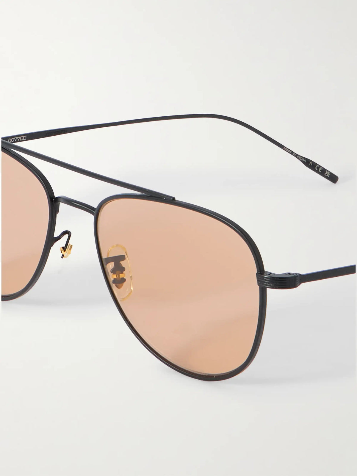 Aviator-style Metal Sunglasses