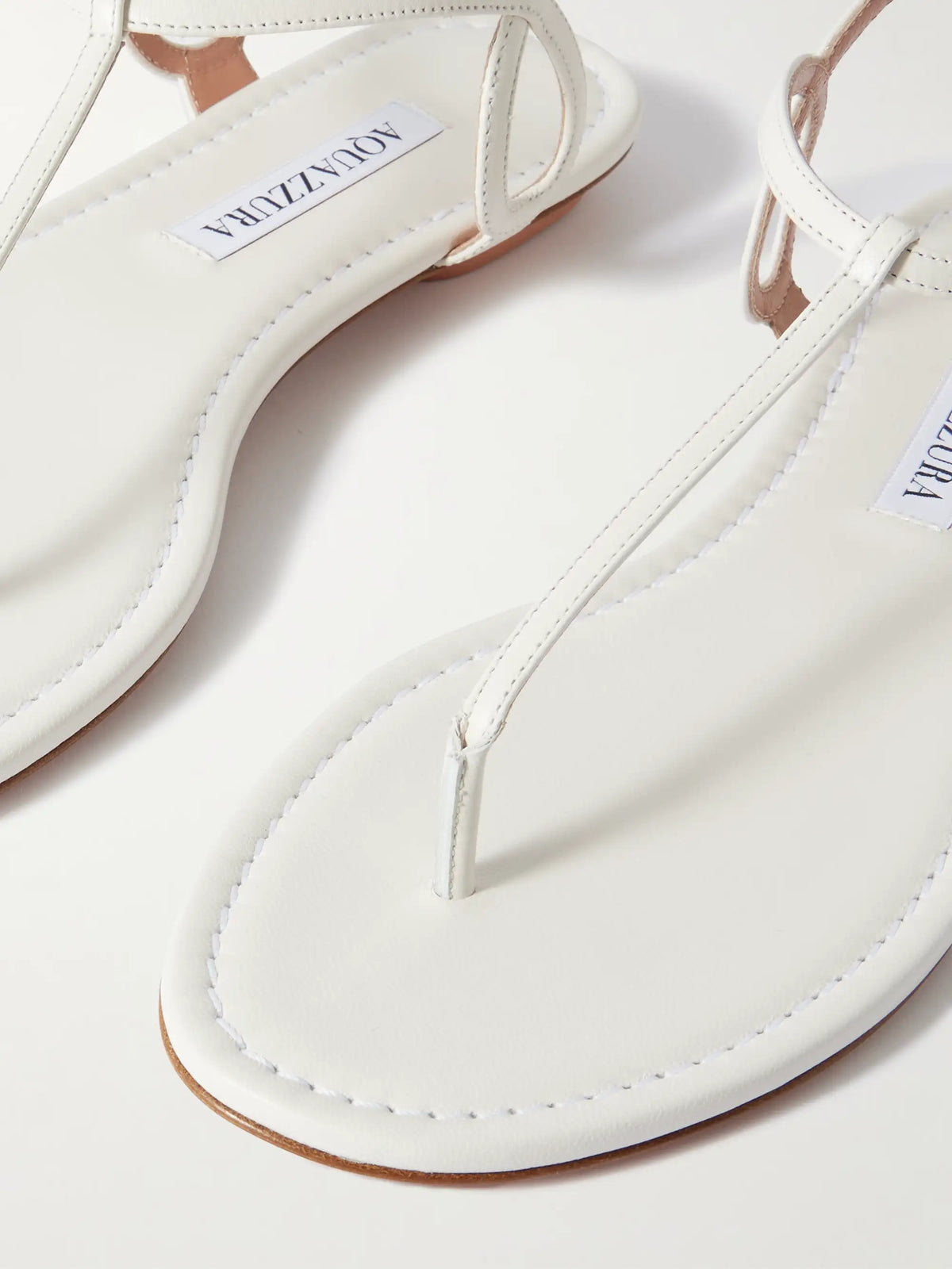 Almost Bare Leather Sandals