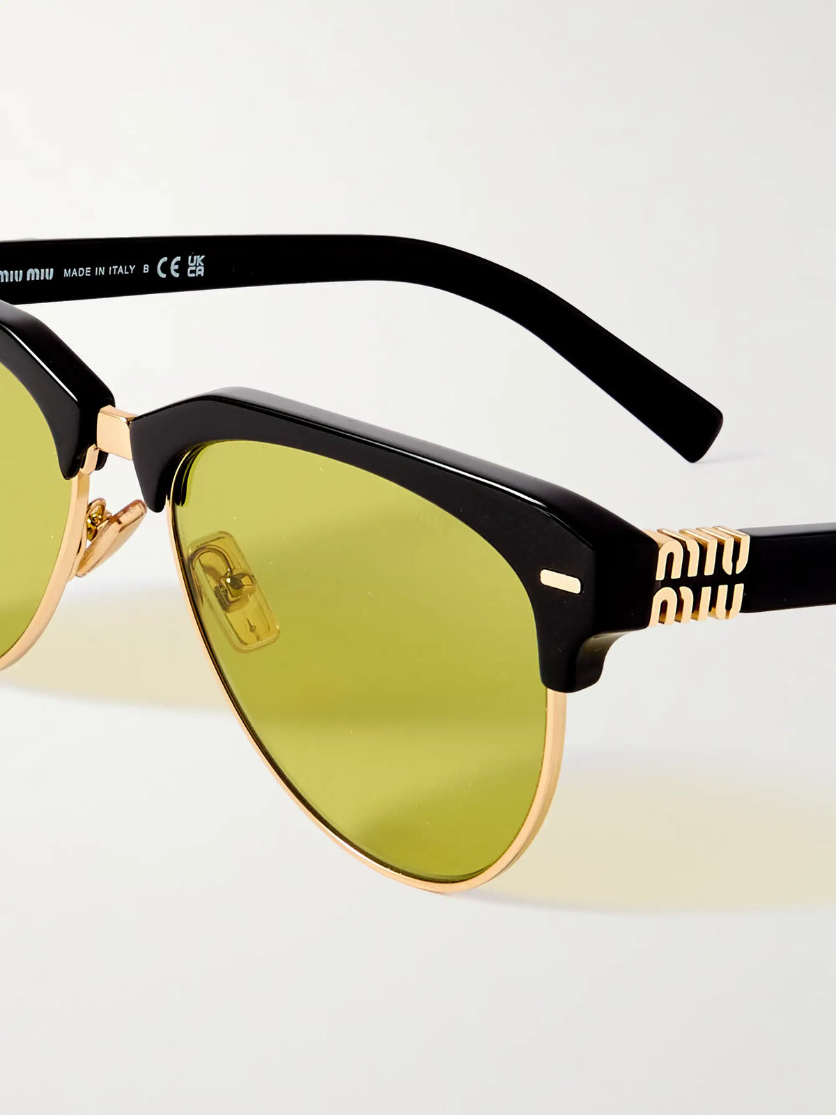 Aviator-style Acetate And Gold-tone Sunglasses