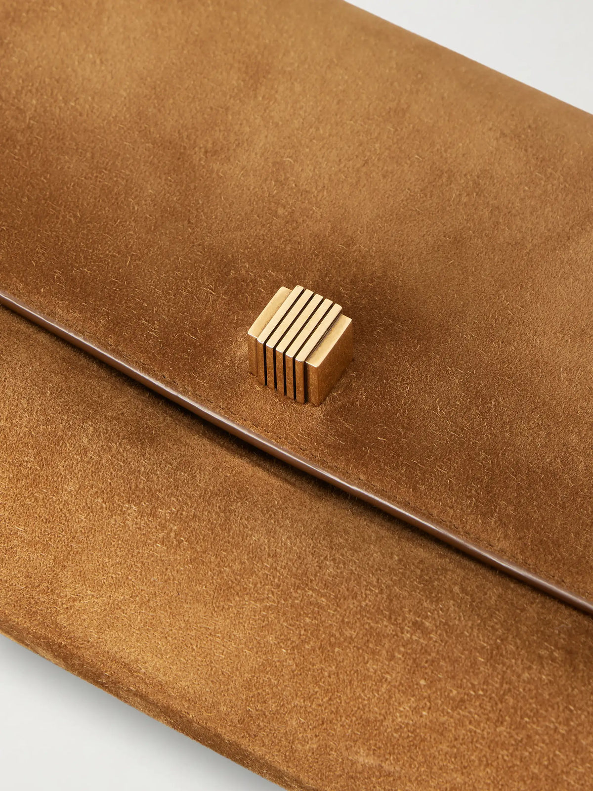 Audrey Suede Clutch Bag