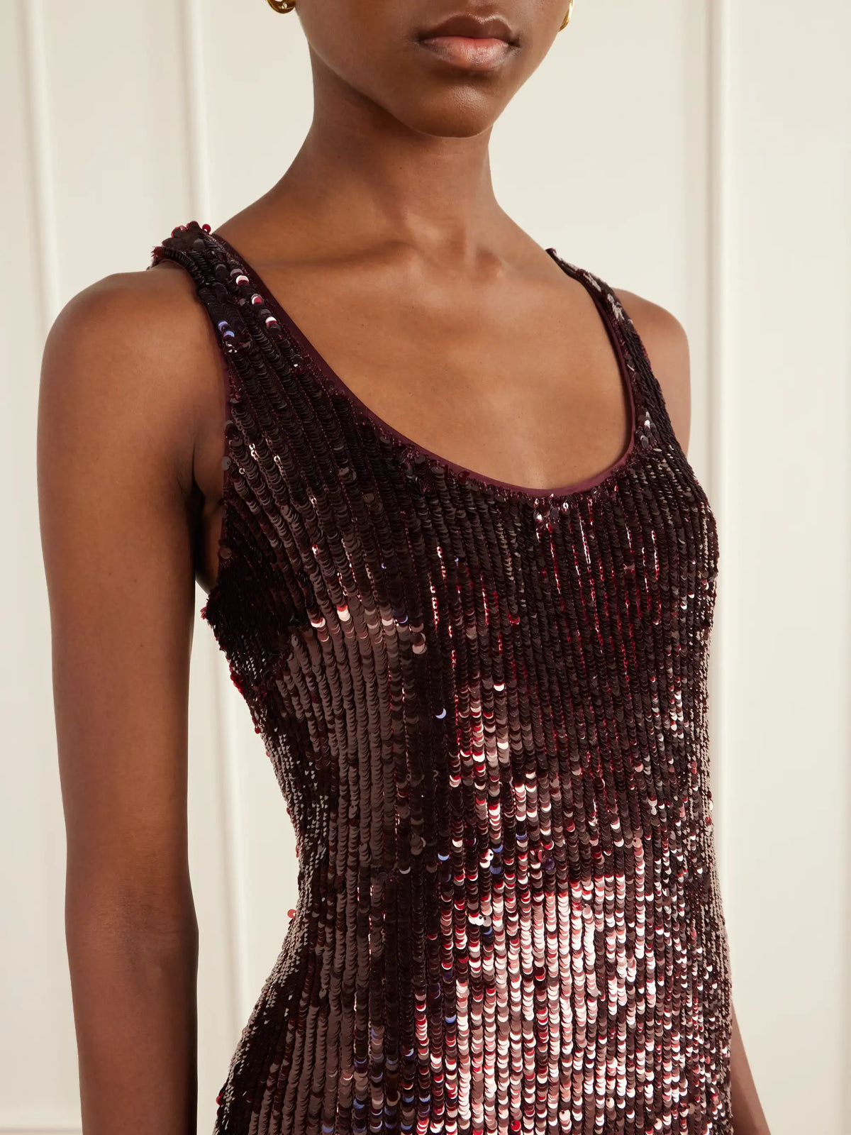 SIMKHAI Sequined Maxi Dress