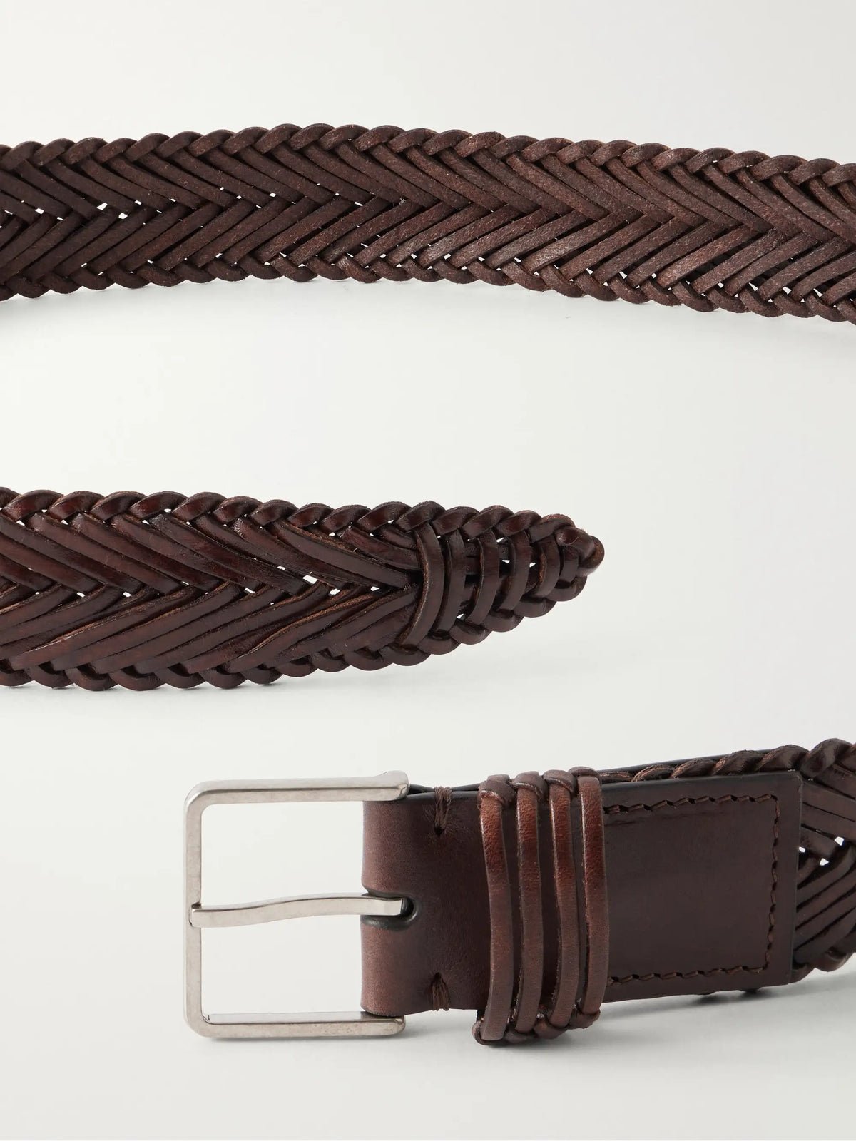 The Row Fisherman Braided Leather Belt