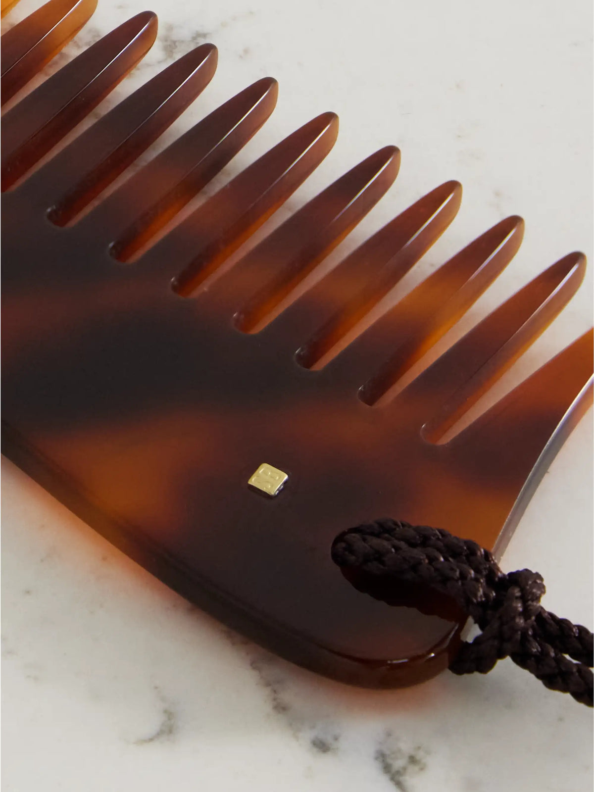 Tasseled Tortoiseshell Acetate Comb