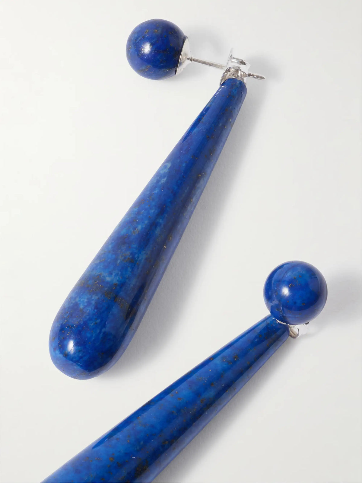 Angelika Silver Lapis Lazuli Earrings