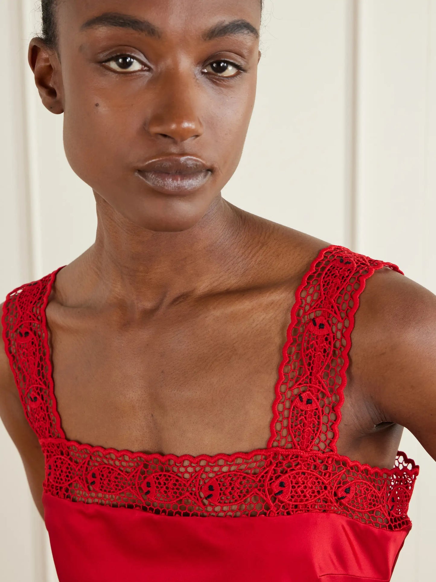 + Da Adolfo Collection Veronica Silk-satin Tank