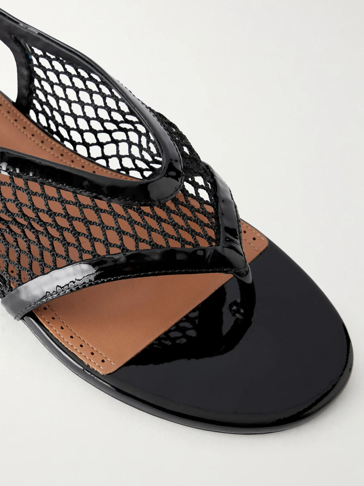 Fishnet Flat Sandals