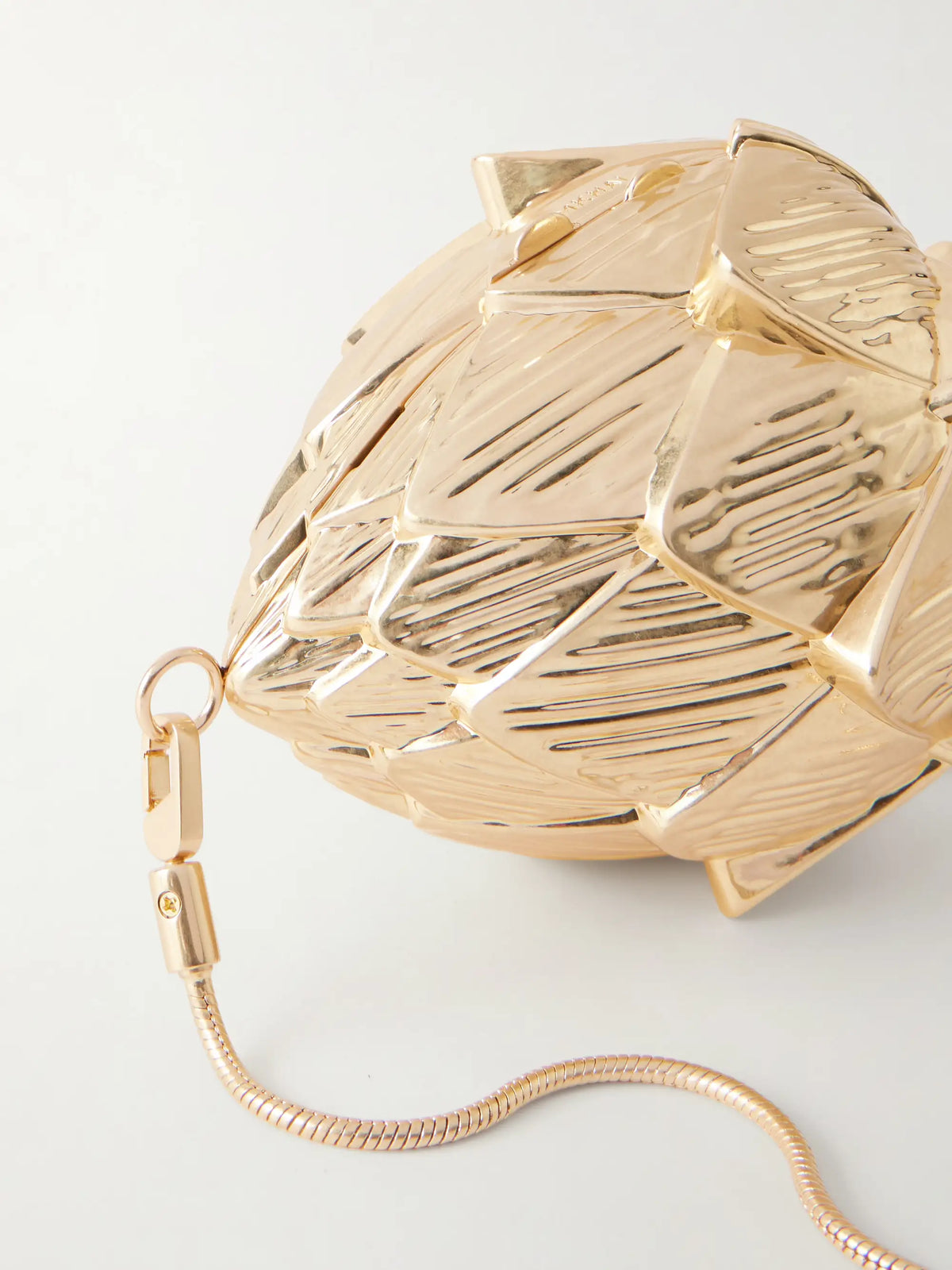 Isabella Gold-tone Clutch