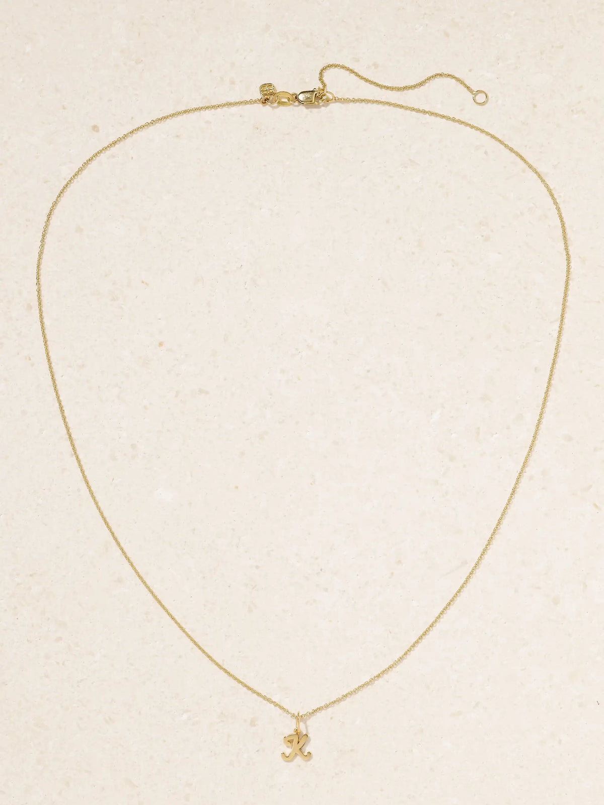 Pure Initial 14-karat Gold Necklace