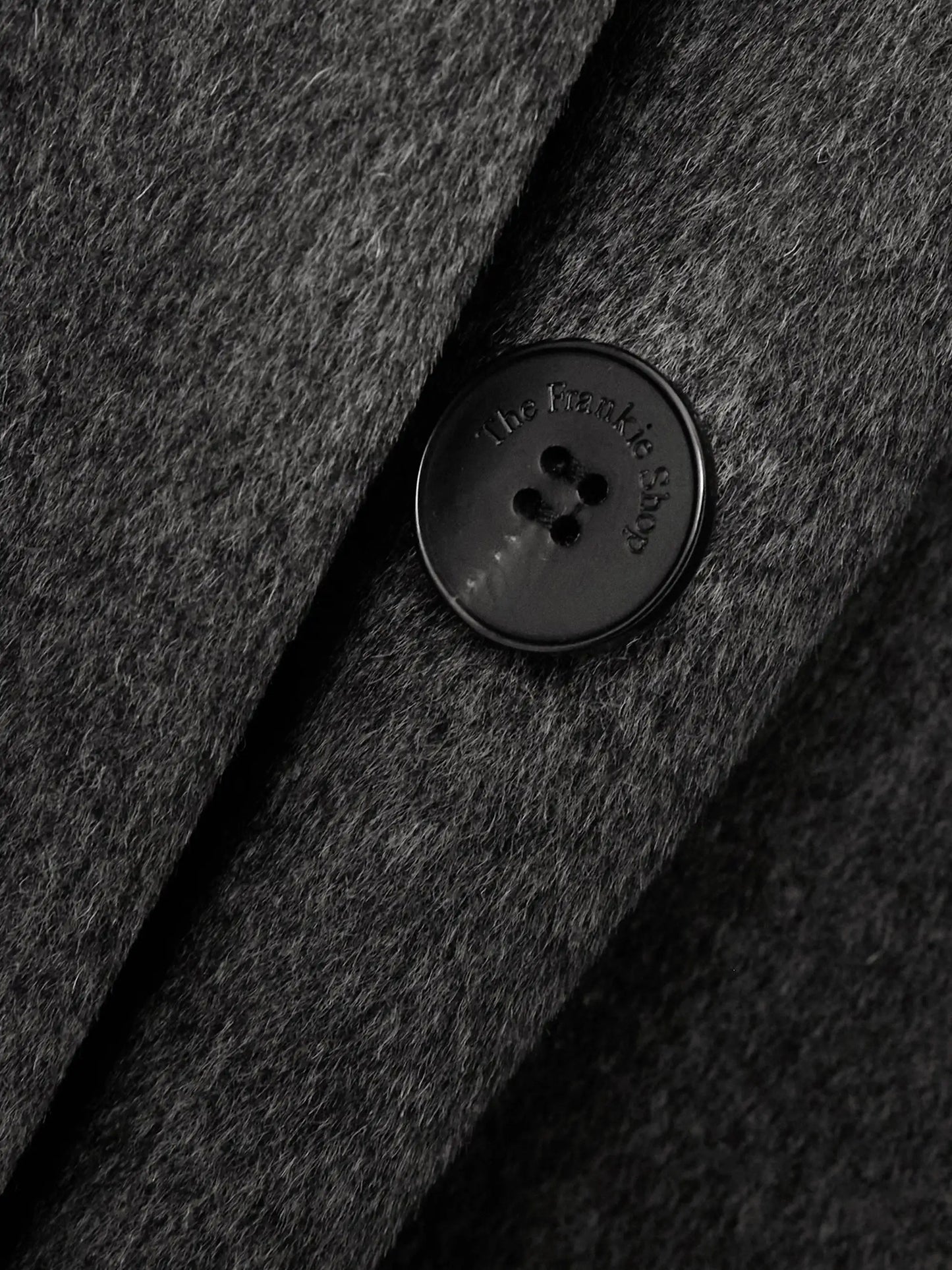Gaia Double-breasted Wool-blend Coat