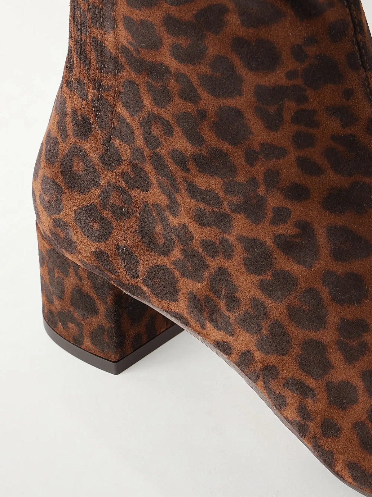 Saint Honoré 35 Animal-print Suede Boots