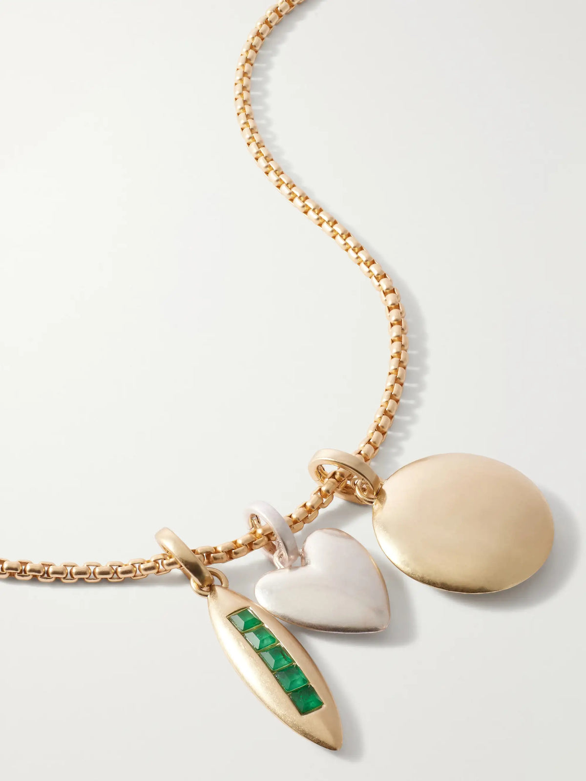 Roxanne Assoulin The Long Token Gold And Silver-tone Chain Necklace