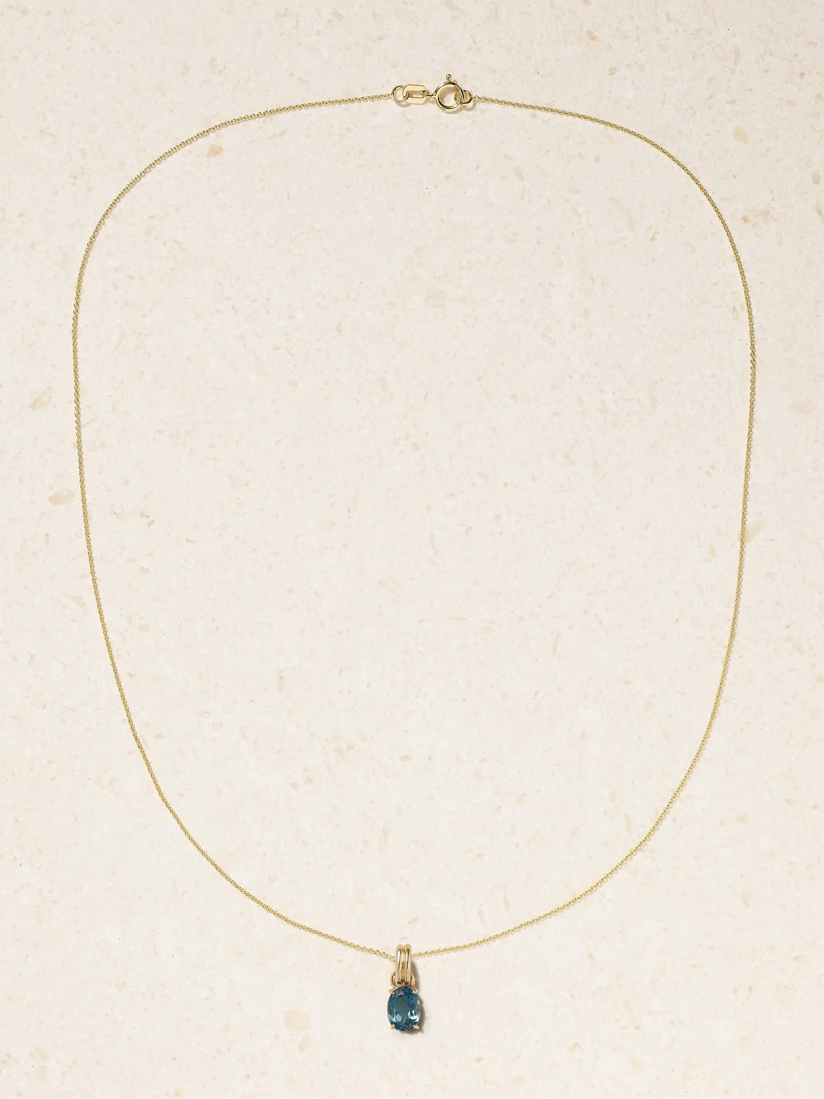 Beekman 14-karat Gold Topaz Necklace