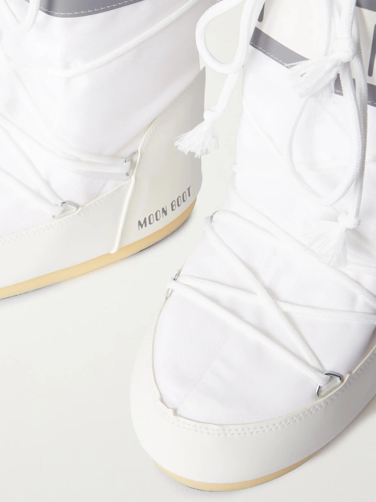Icon Shell And Leather-like Snow Boots