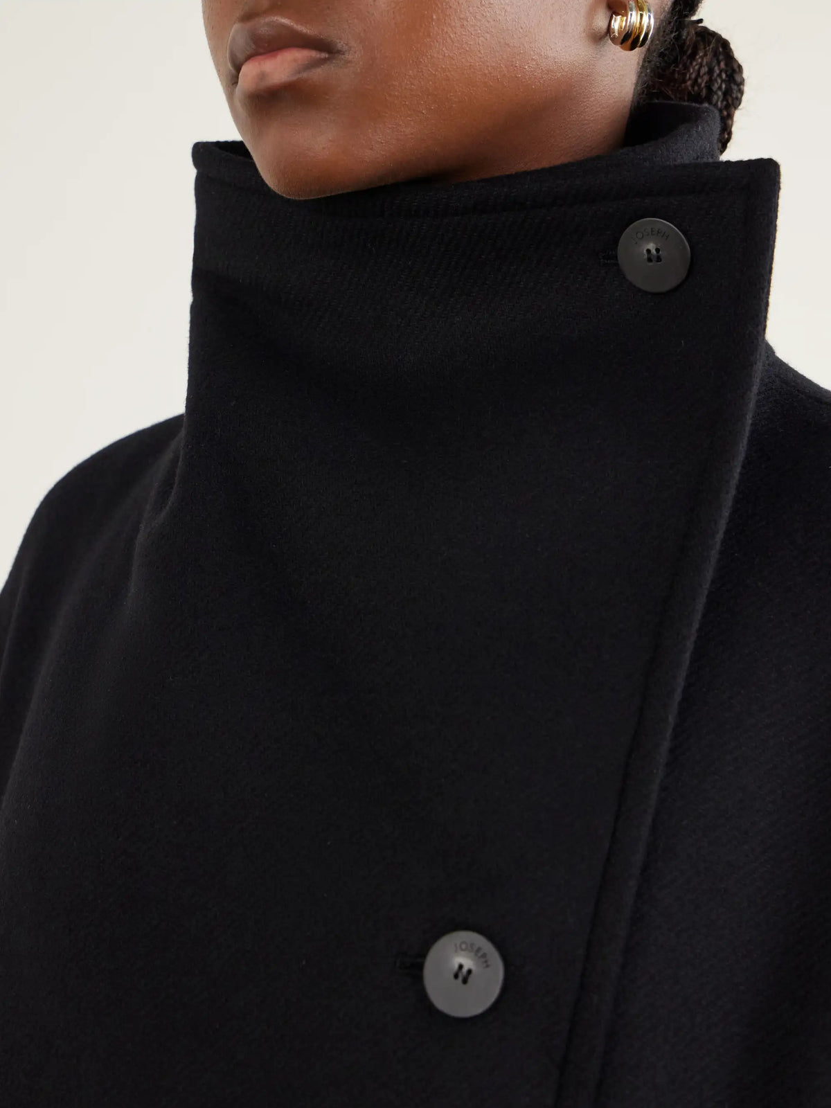 Joseph Fiore Belted Virgin Wool-blend Coat