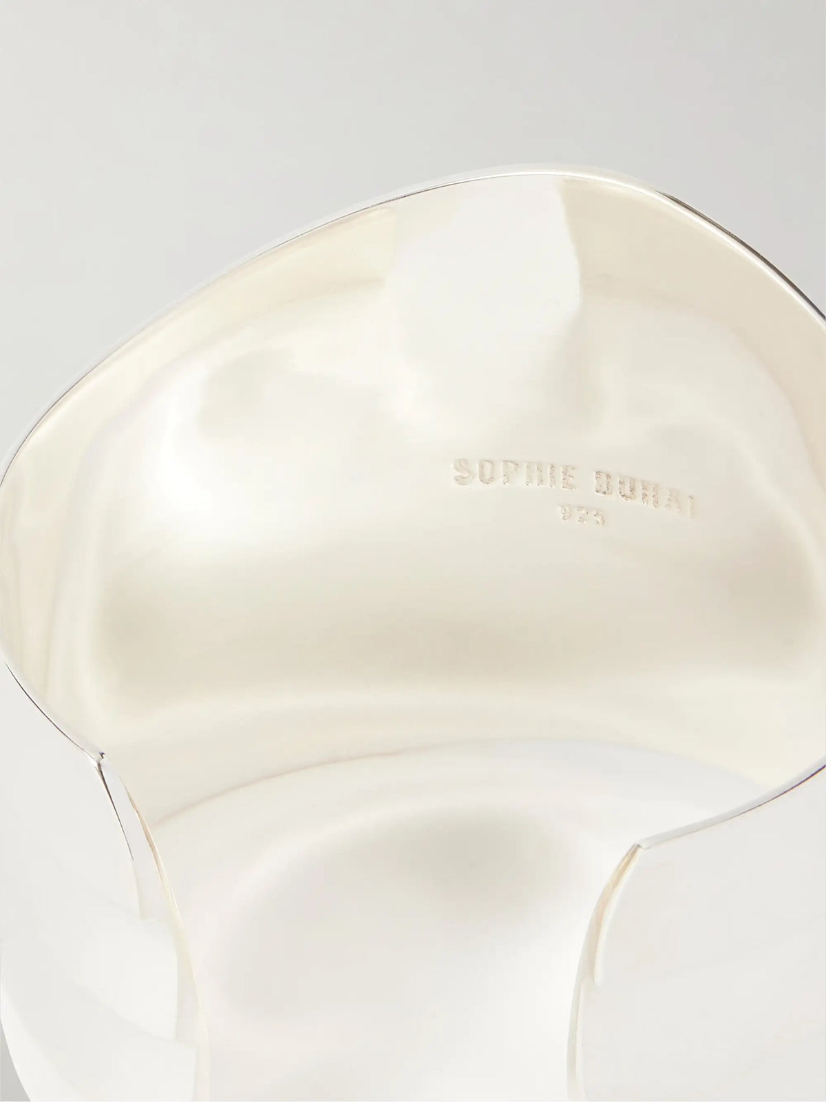 Medium Wave Silver Cuff