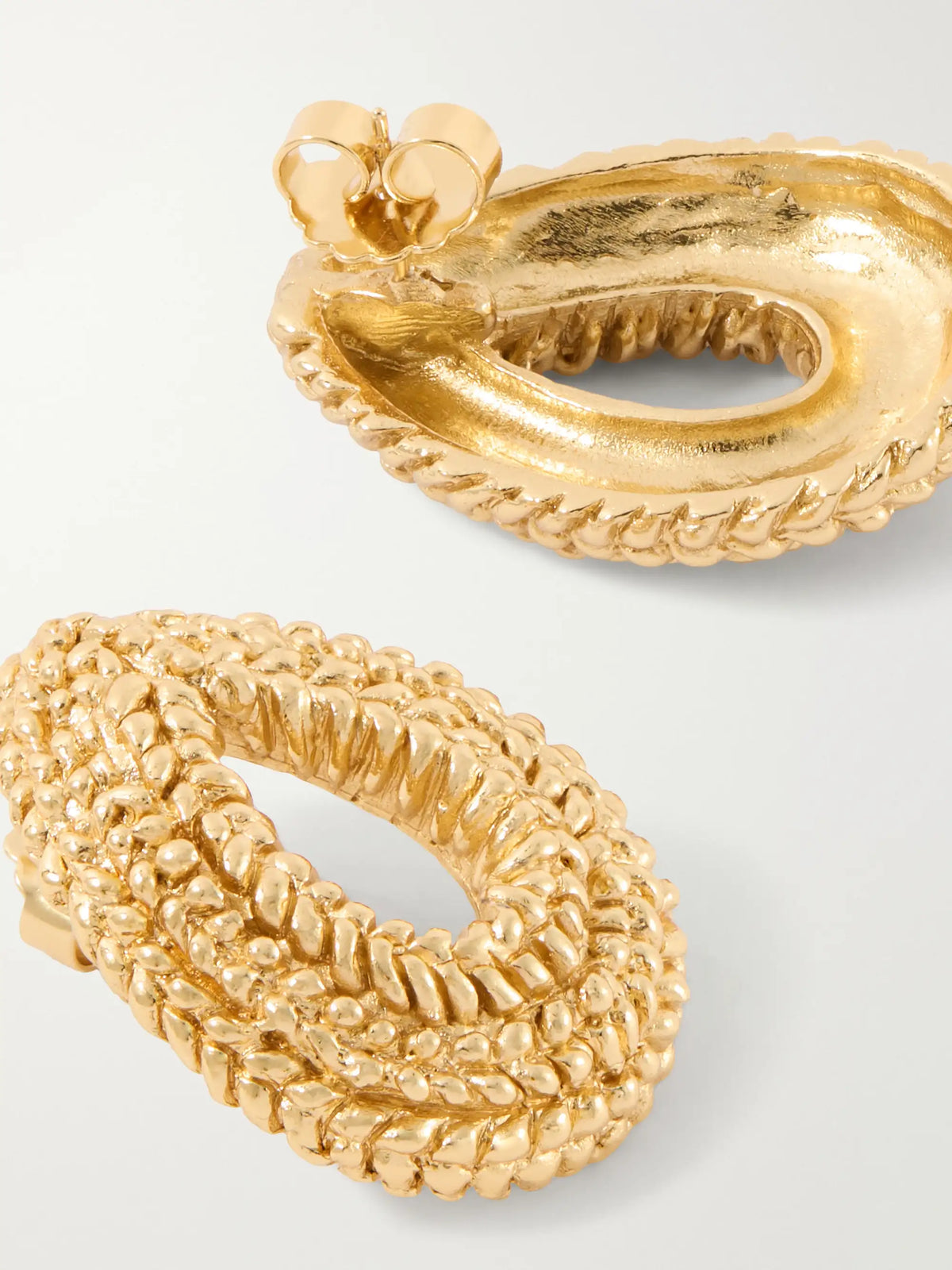 Paola Sighinolfi Loop Gold-plated Earrings