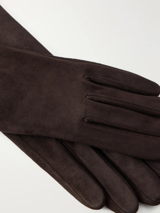 Agnelle Christina Suede Gloves