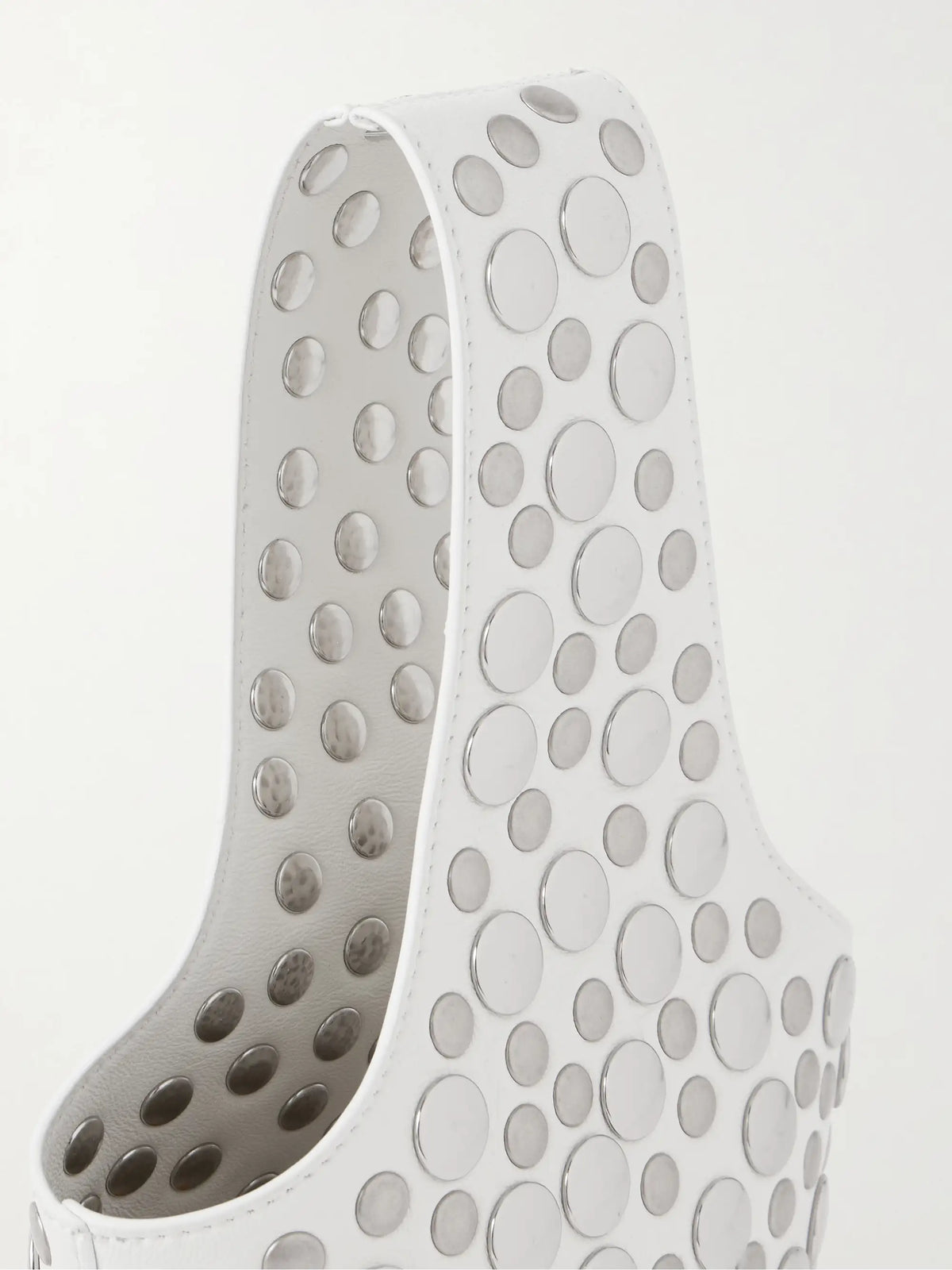 Livia Small Studded Leather Tote