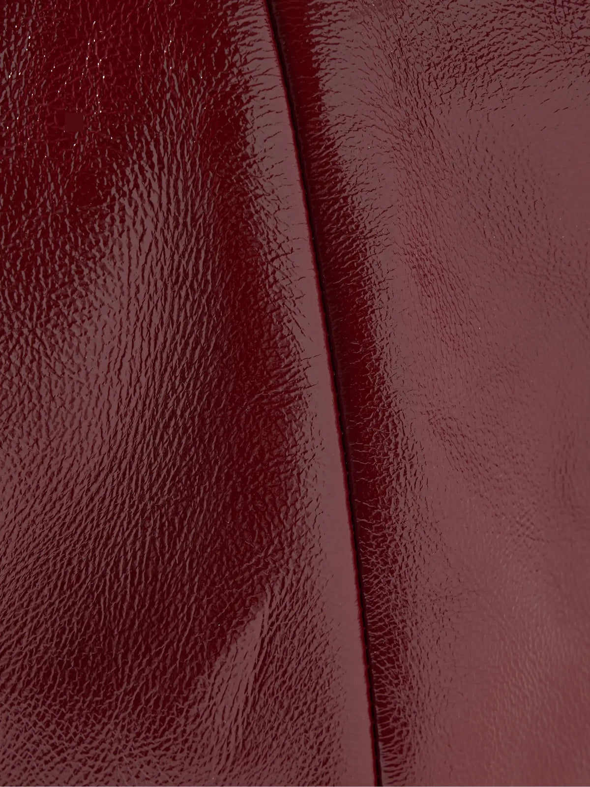 Olivia Medium Crinkled Patent-leather Tote