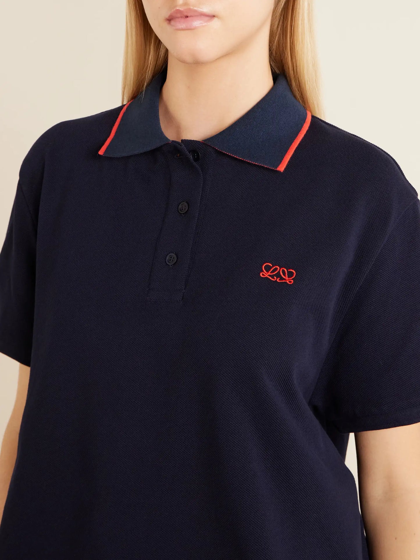 Anagram-embroidered Cotton-piqué Polo Shirt