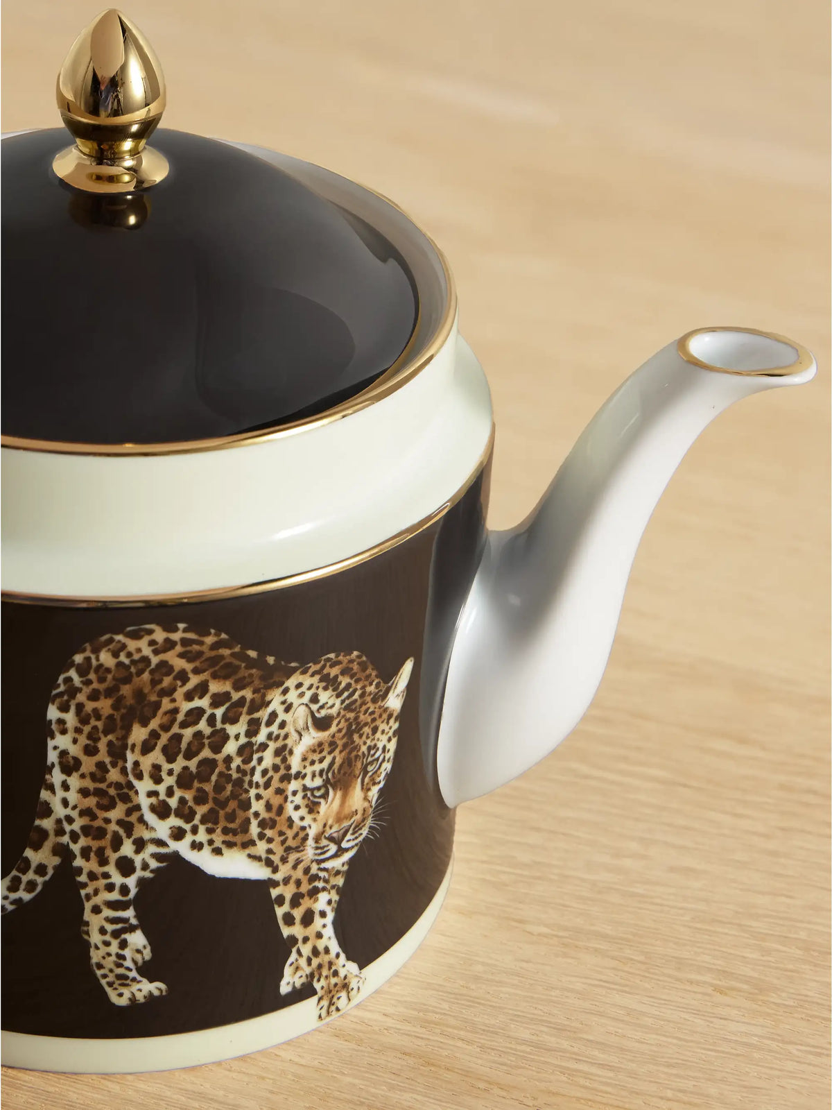 Printed Porcelain Tea Pot