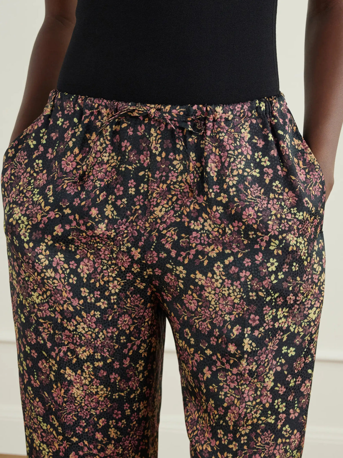 Dries Van Noten Floral-print Crepe Straight-leg Pants